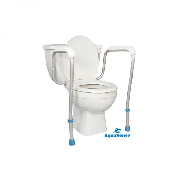 Rails de sécurité de toilette ajustables AquaSense