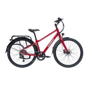 Vélo électrique Velec Citi 350 Rouge-Medium Top bar